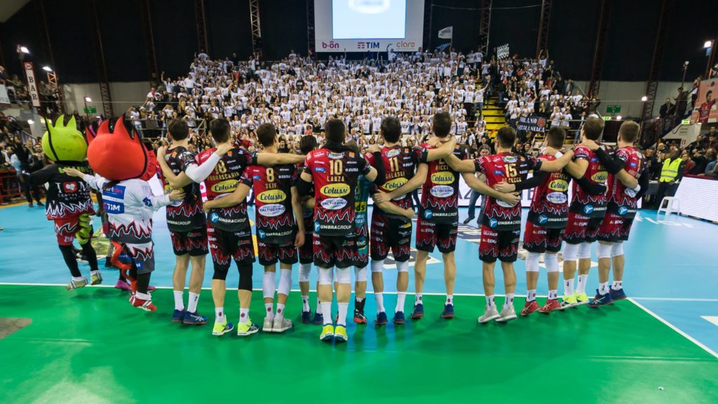 Sir Safety Perugia a Roma per i playoff Scudetto